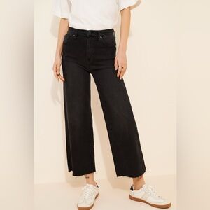 Just Black Denim Scissor cut wide leg jeans